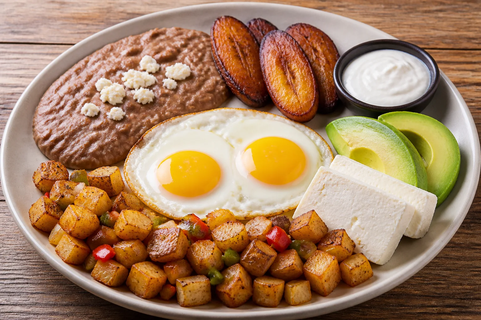 Salvadoran Breakfast / Desayuno Típico